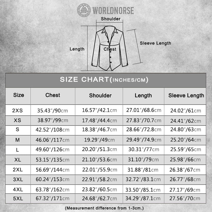 WorldNorse Viking Vegvisir Rune Raven Long Sleeve Shirt