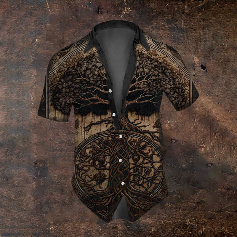 WorldNorse Tree of Life Short Sleeve Shirt