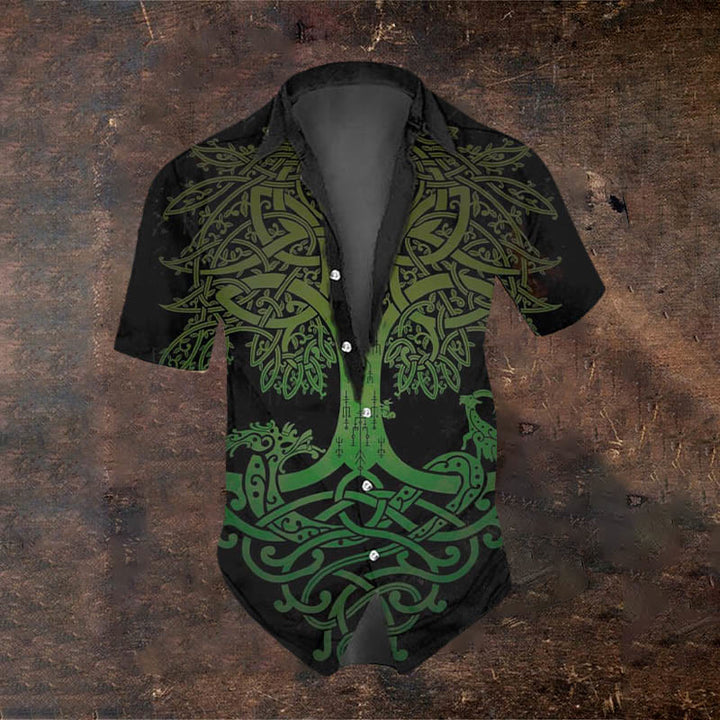 WorldNorse Yggdrasil Tree of Life Short Sleeve Shirt