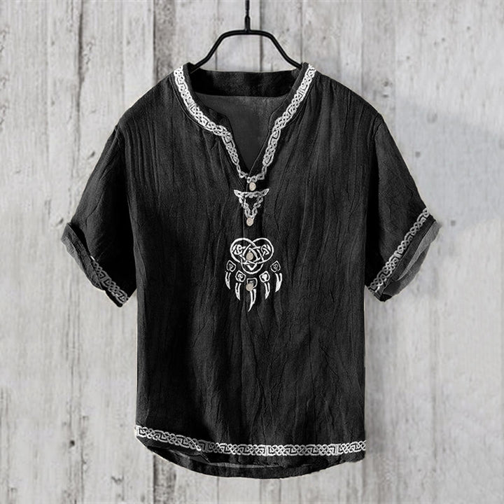 WorldNorse Viking Bear Celtic Knot Casual Shirt - US/UK/AU50,EU60 (5XL) - image 1