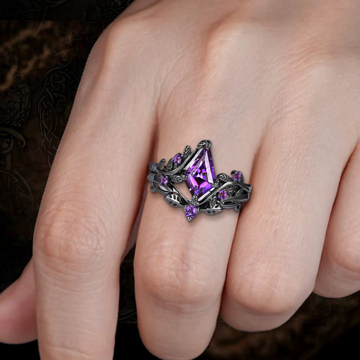 WorldNorse Noble Amethyst Overture Wisdom Ring