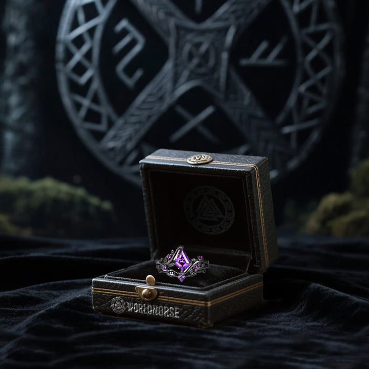 WorldNorse Noble Amethyst Overture Wisdom Ring