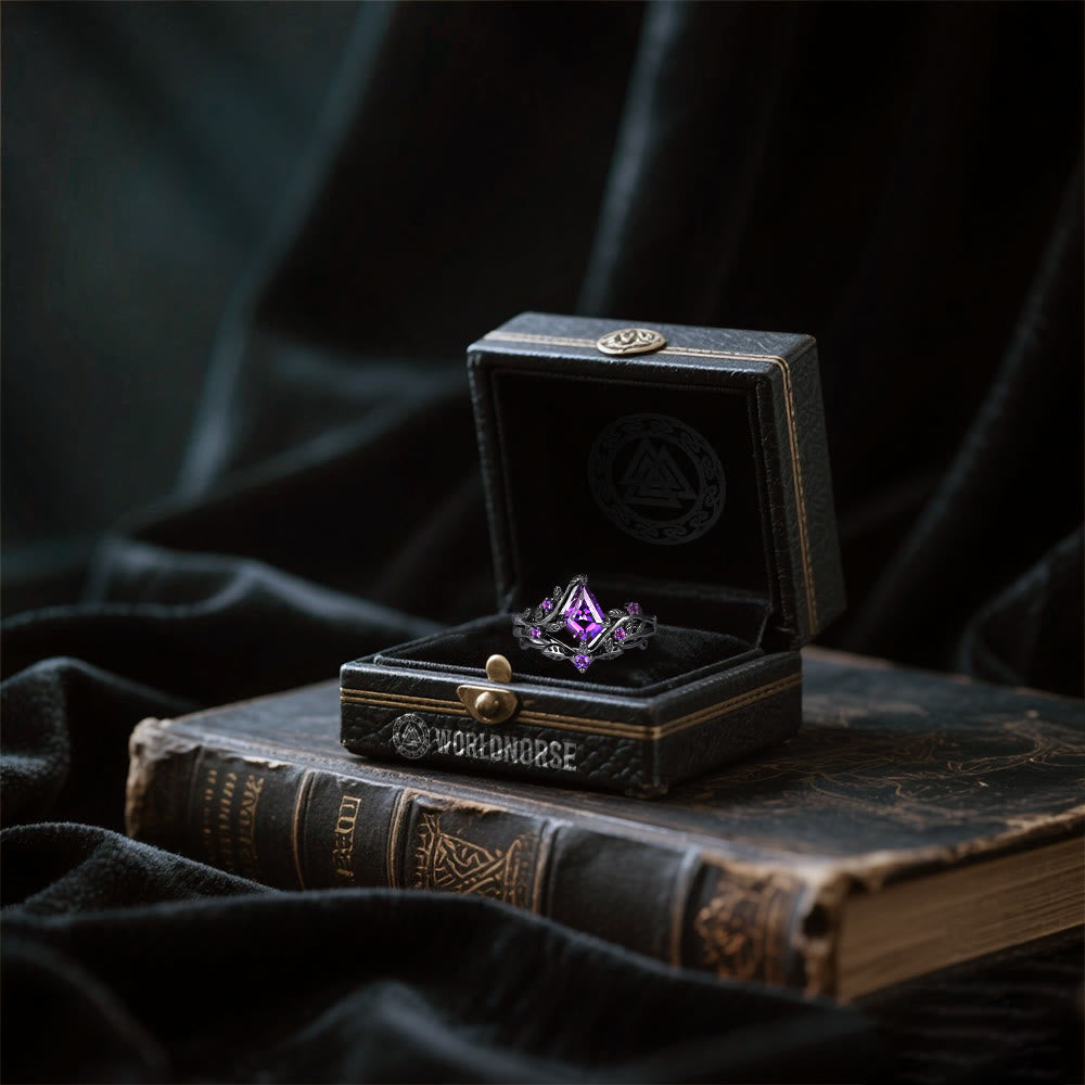 WorldNorse Noble Amethyst Overture Wisdom Ring
