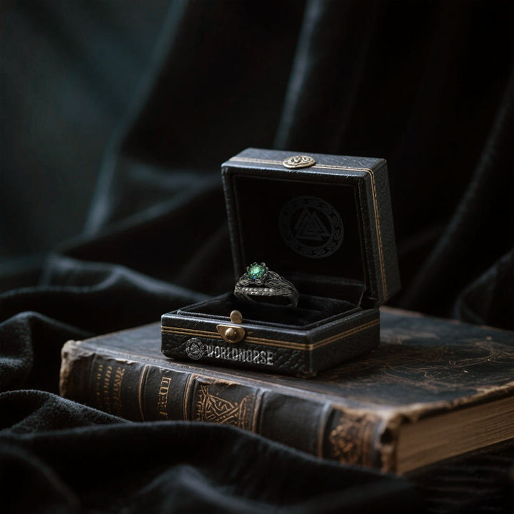 WorldNorse Forest Symphony Emerald Ring