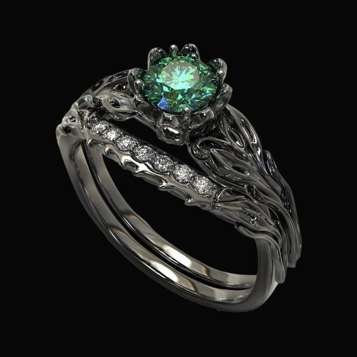 WorldNorse Forest Symphony Emerald Ring