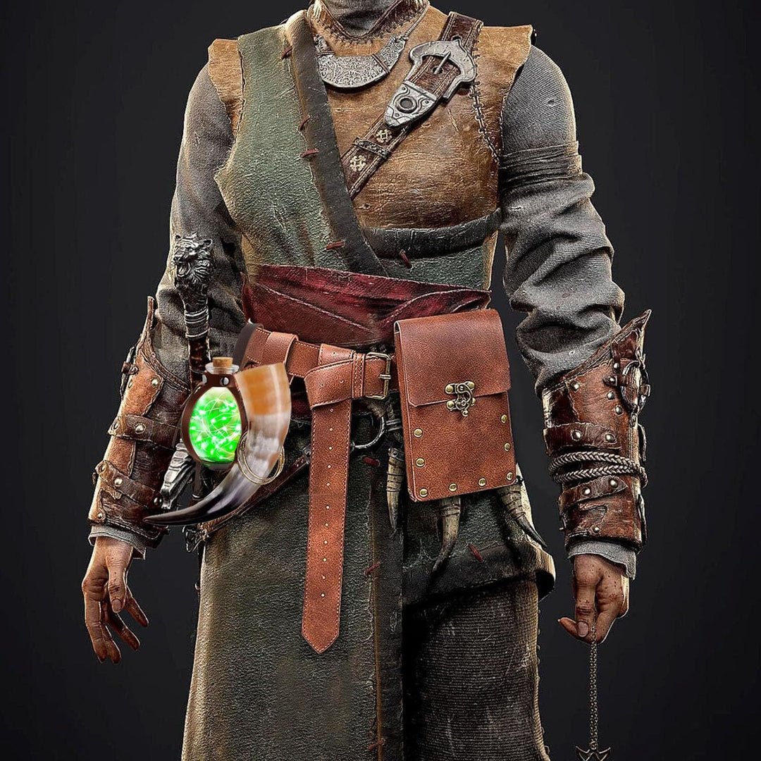 WorldNorse Medieval Belt Pouch Coin Purse Waist Bag