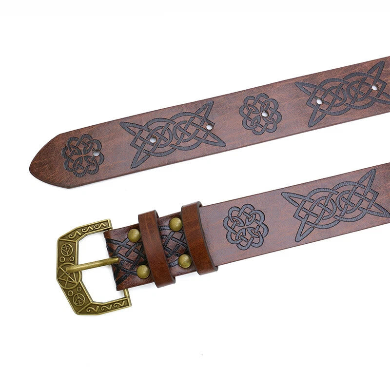 WorldNorse Retro Alchemy Potion Bottles Embossed Waist Belt