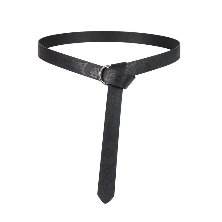 WorldNorse Valknut Printing Warriors Waist Ring Wrap Belt