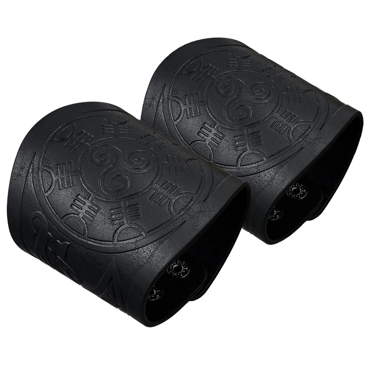 WorldNorse Norse Dragon Mjolnir Vegvisir Cuff Arm Bracers
