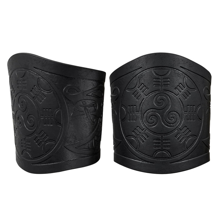 WorldNorse Norse Dragon Mjolnir Vegvisir Cuff Arm Bracers