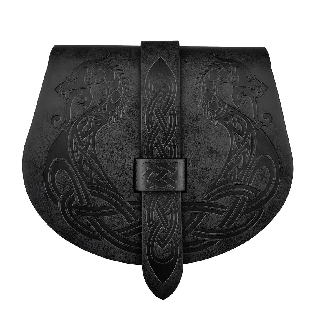 WorldNorse Retro Portable Flap Saddle Side Belt Bag