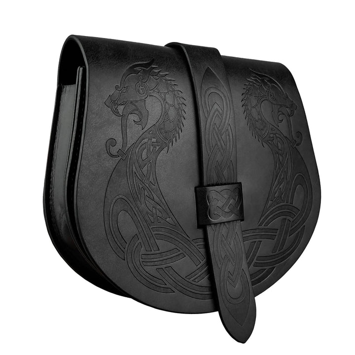 WorldNorse Retro Portable Flap Saddle Side Belt Bag
