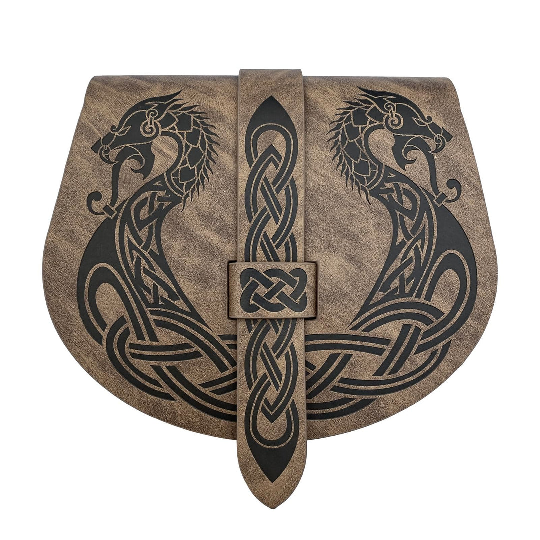 WorldNorse Retro Portable Flap Saddle Side Belt Bag