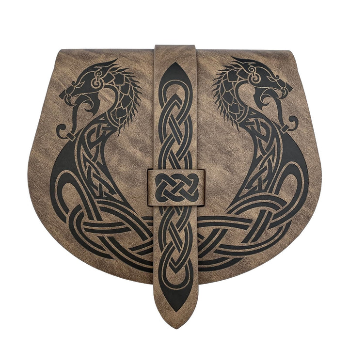 WorldNorse Retro Portable Flap Saddle Side Belt Bag