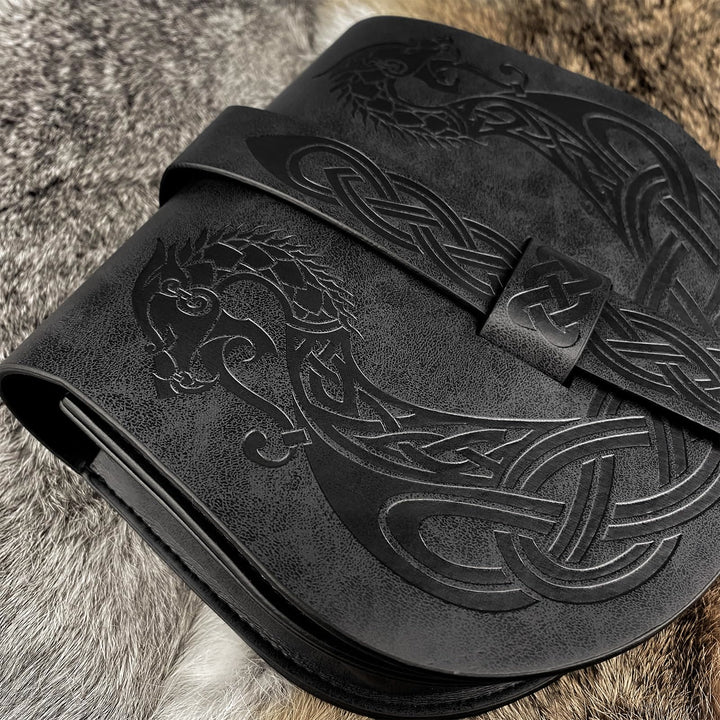 WorldNorse Retro Portable Flap Saddle Side Belt Bag