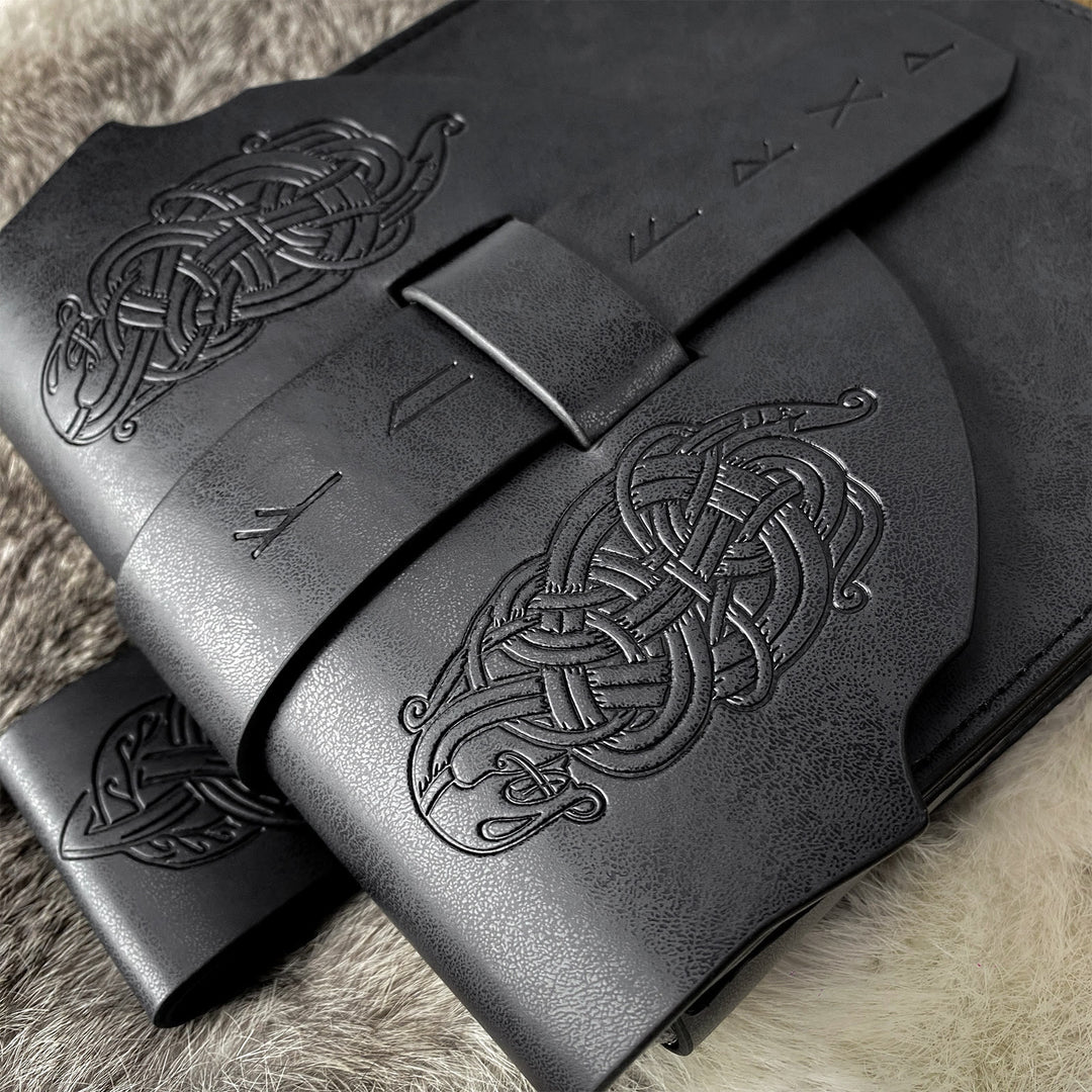 WorldNorse Runes Norse Dragon Belt Pouch Bag