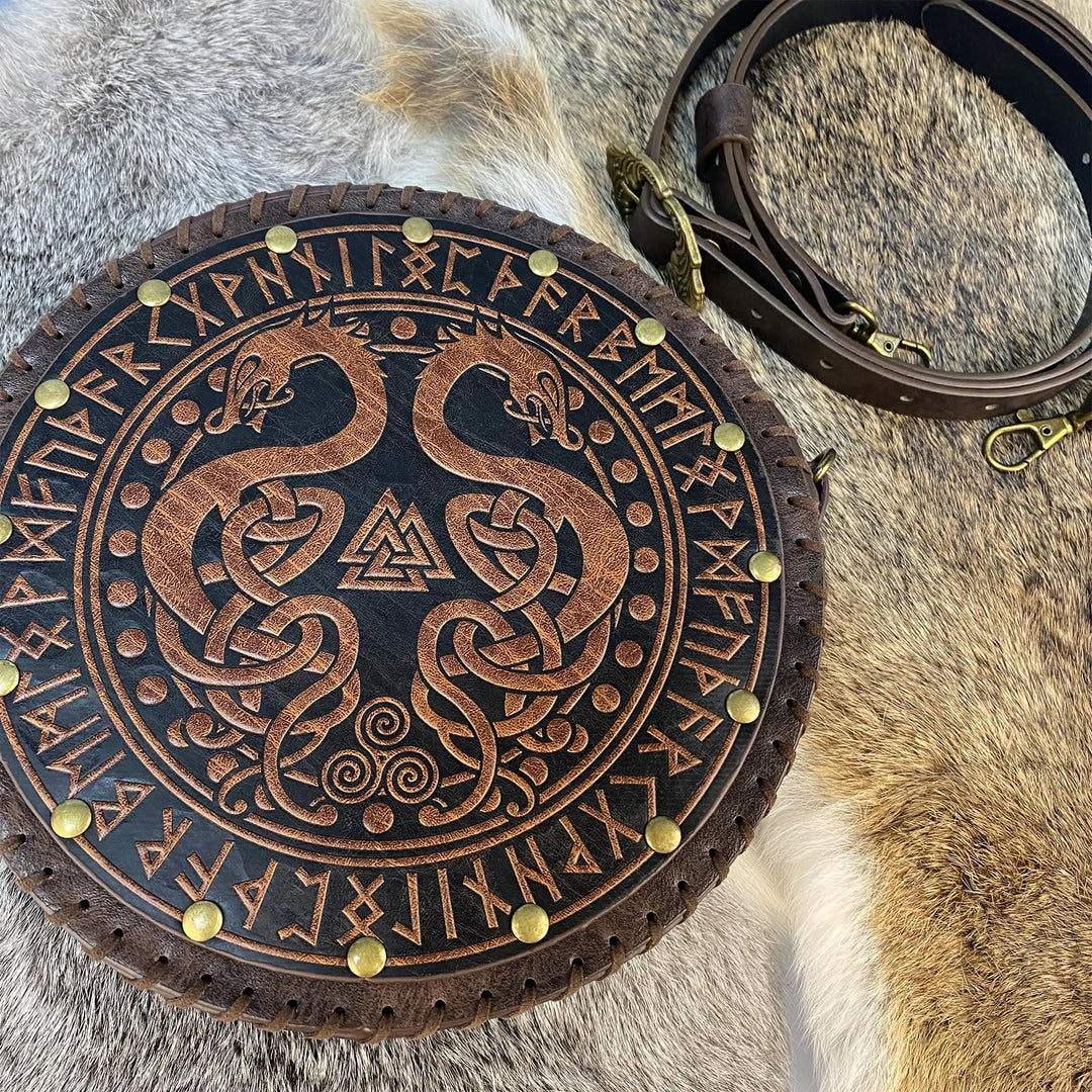 WorldNorse Vikings Yggdrasil Embossed Crossbody Bag