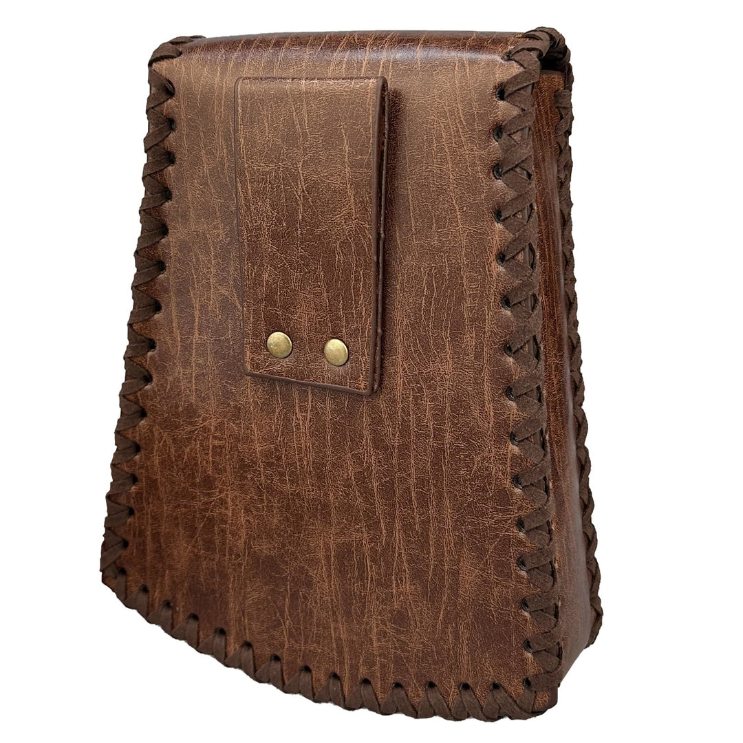 WorldNorse Medieval Nordic Dragon Yggdrasil Embossed Belt Bag