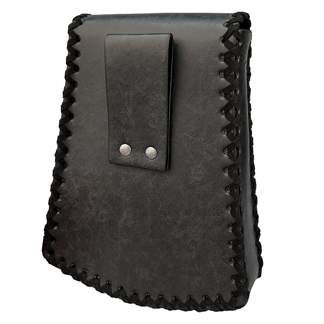 WorldNorse Medieval Nordic Dragon Yggdrasil Embossed Belt Bag