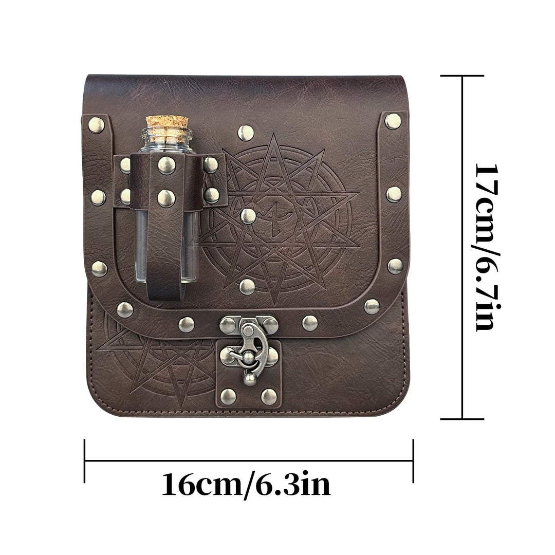 WorldNorse Medieval Magic Potion Bottle Waist Bag
