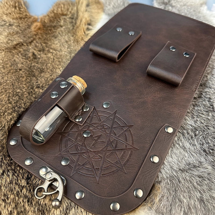 WorldNorse Medieval Magic Potion Bottle Waist Bag