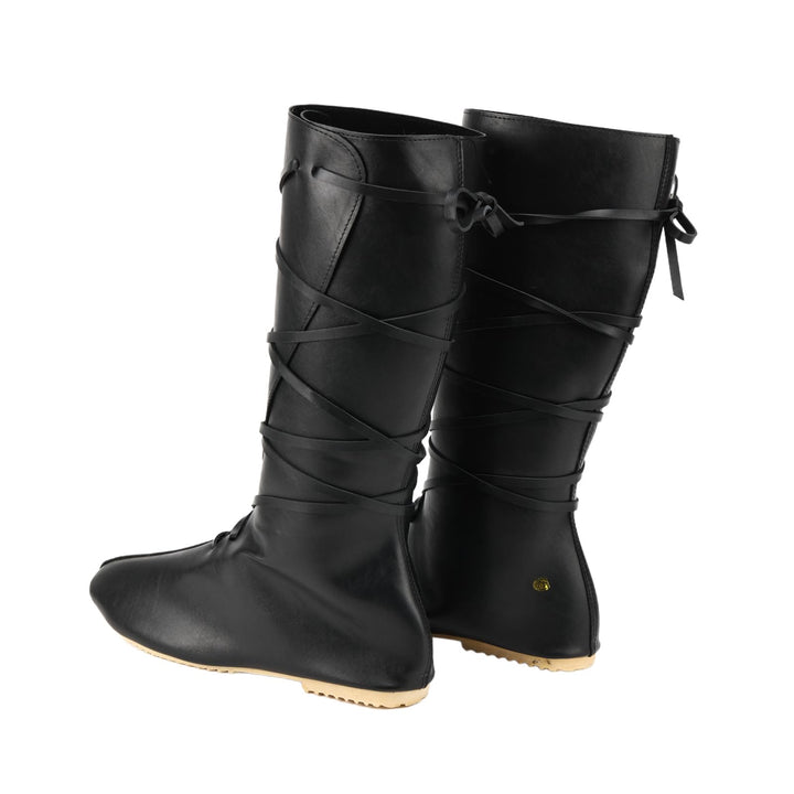 WorldNorse Women Leather Lace-up Pointed Toe Boots - image 9