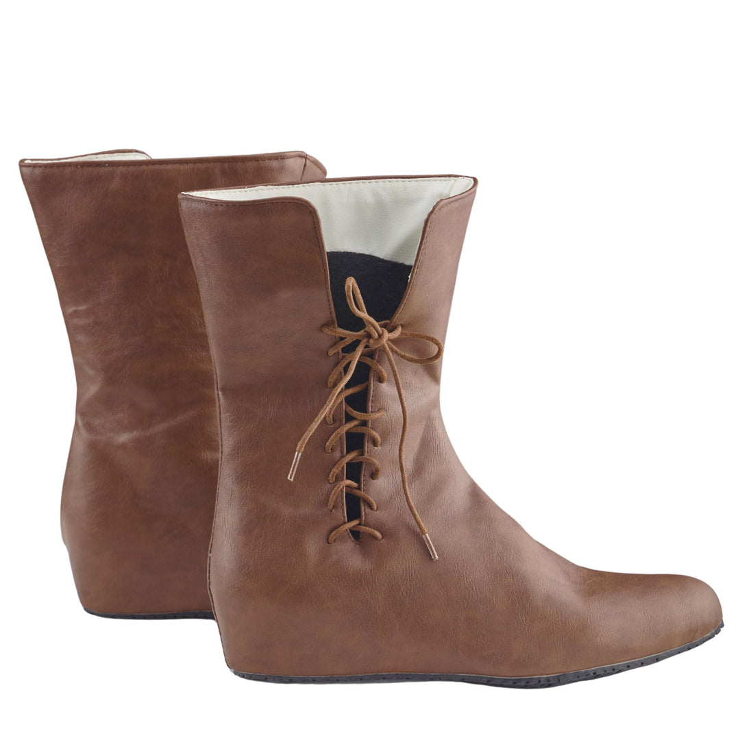 WorldNorse Men's Pointed Toe Lace Up Leather Boots - image 7