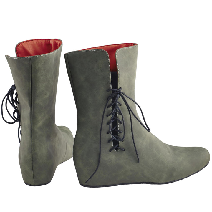 WorldNorse Men's Pointed Toe Lace Up Leather Boots - image 12