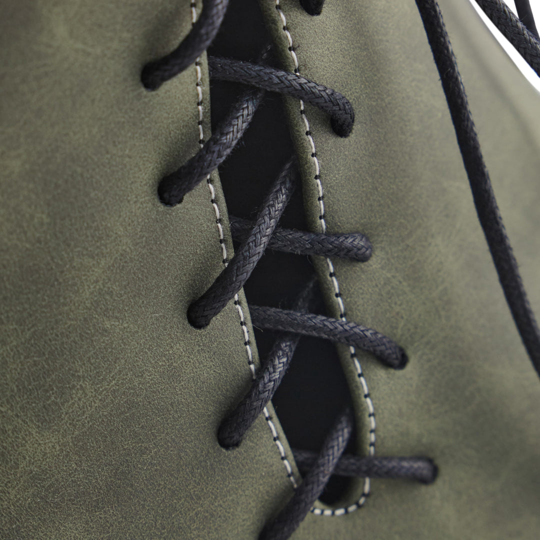 WorldNorse Men's Pointed Toe Lace Up Leather Boots - image 14