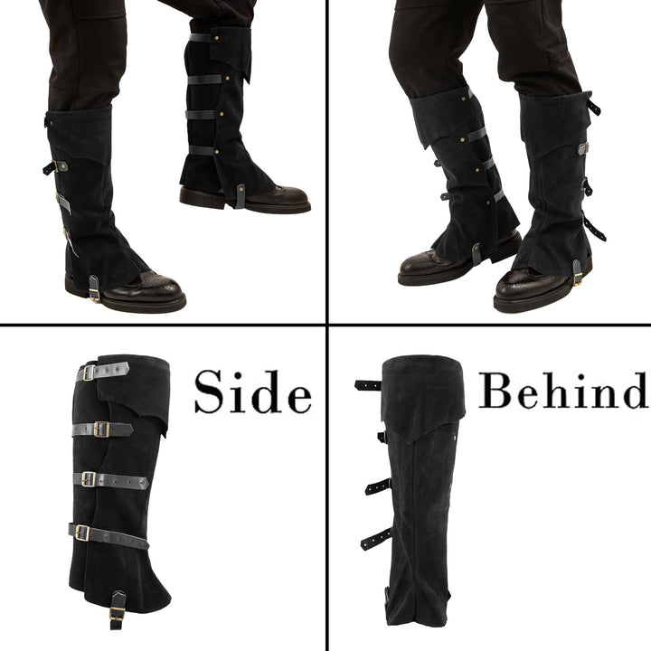 WorldNorse Viking Armor Leg Gaiters Boots Cover - image 5