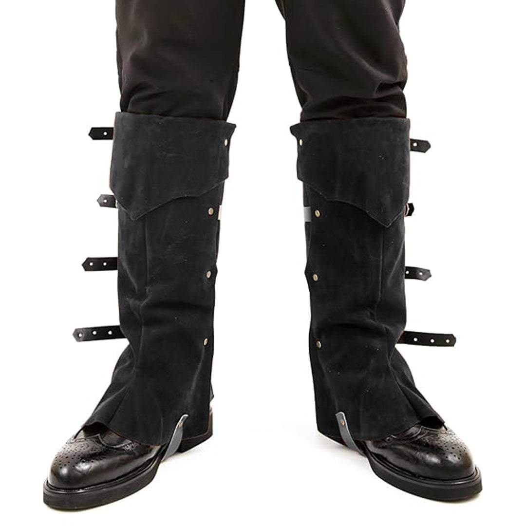 WorldNorse Viking Armor Leg Gaiters Boots Cover - image 6