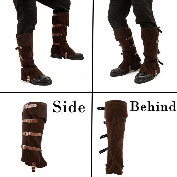 WorldNorse Viking Armor Leg Gaiters Boots Cover - image 17