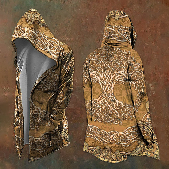 WorldNorse Mystic Tree Of Life Celtic Hooded Jacket - US/UK/AU48,EU58 (4XL) - image 0