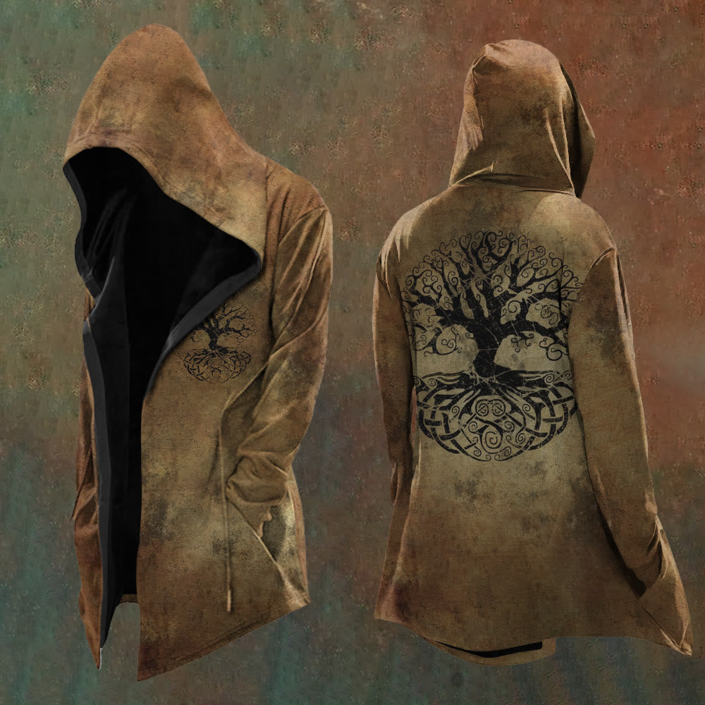 WorldNorse Yggdrasil Totem Art Hooded Jacket - US/UK/AU48,EU58 (4XL) - image 1