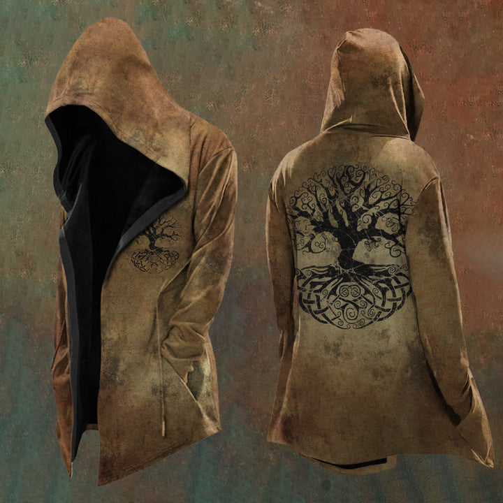 WorldNorse Yggdrasil Totem Art Hooded Jacket - US/UK/AU48,EU58 (4XL) - image 1