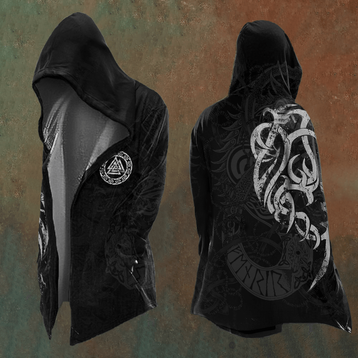 WorldNorse Valknut Mystic Rune Hooded Jacket - US/UK/AU48,EU58 (4XL) - image 1