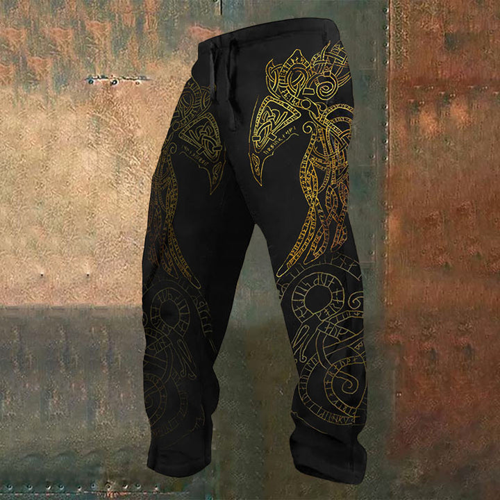 WorldNorse Raven God Rune Sweatpants - US/UK/AU52,EU62 (6XL) - image 1