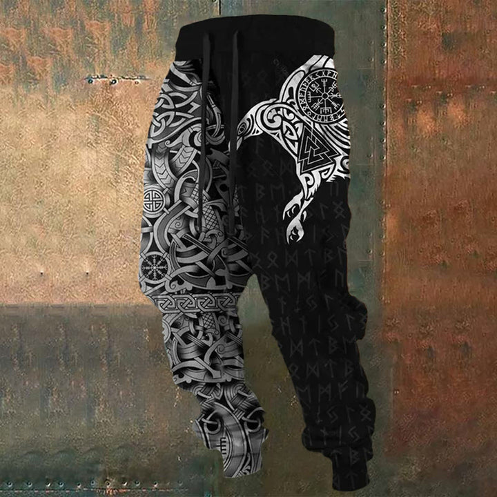 WorldNorse Raven Rune Celtic Sweatpants - US/UK/AU52,EU62 (6XL) - image 1