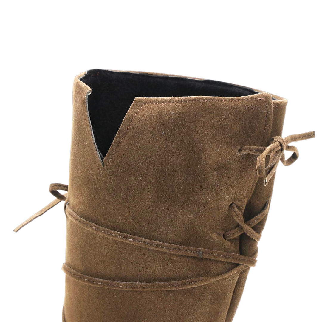 WorldNorse Medieval Leather Lace-up Boots - image 3