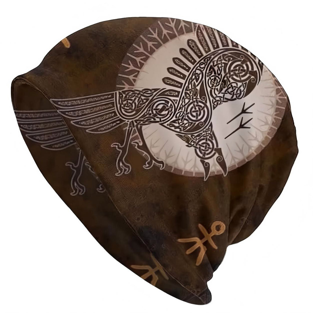 WorldNorse Viking Knitted Hat Outdoor Beanie - Raven - image 0