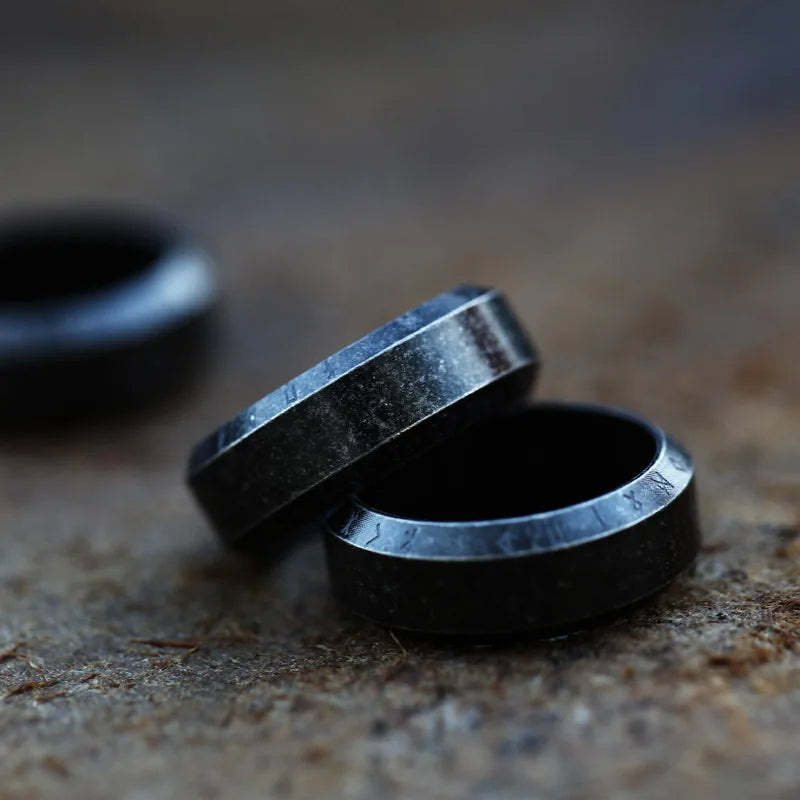WorldNorse Norse Dragon Runes Stainless Steel Viking Ring - image 3