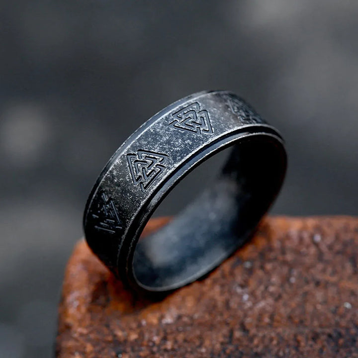 WorldNorse Odin Valknut Nordic Rune Viking Ring - image 2