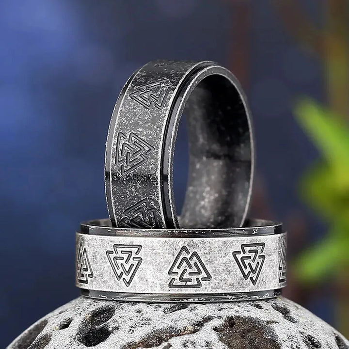 WorldNorse Odin Valknut Nordic Rune Viking Ring - image 5