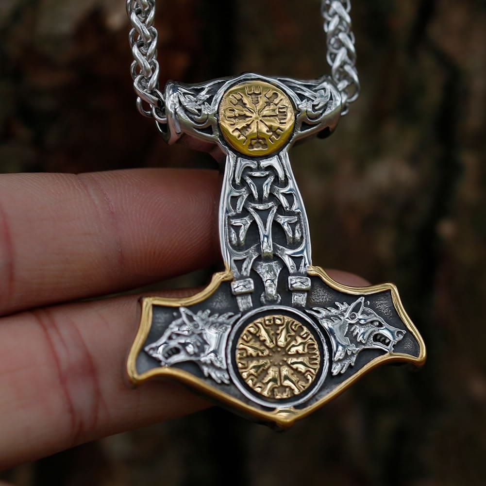 WorldNorse Viking Celtic Knot Valknut Necklace
