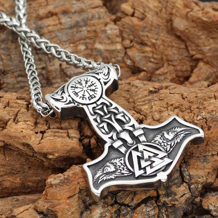 WorldNorse Viking Celtic Knot Valknut Necklace