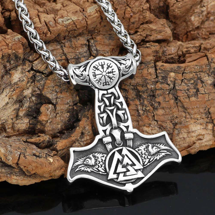 WorldNorse Viking Celtic Knot Valknut Necklace