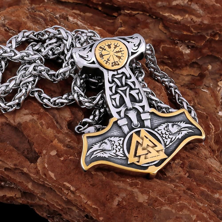 WorldNorse Viking Celtic Knot Valknut Necklace