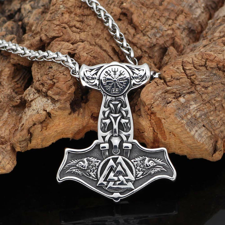 WorldNorse Viking Celtic Knot Valknut Necklace