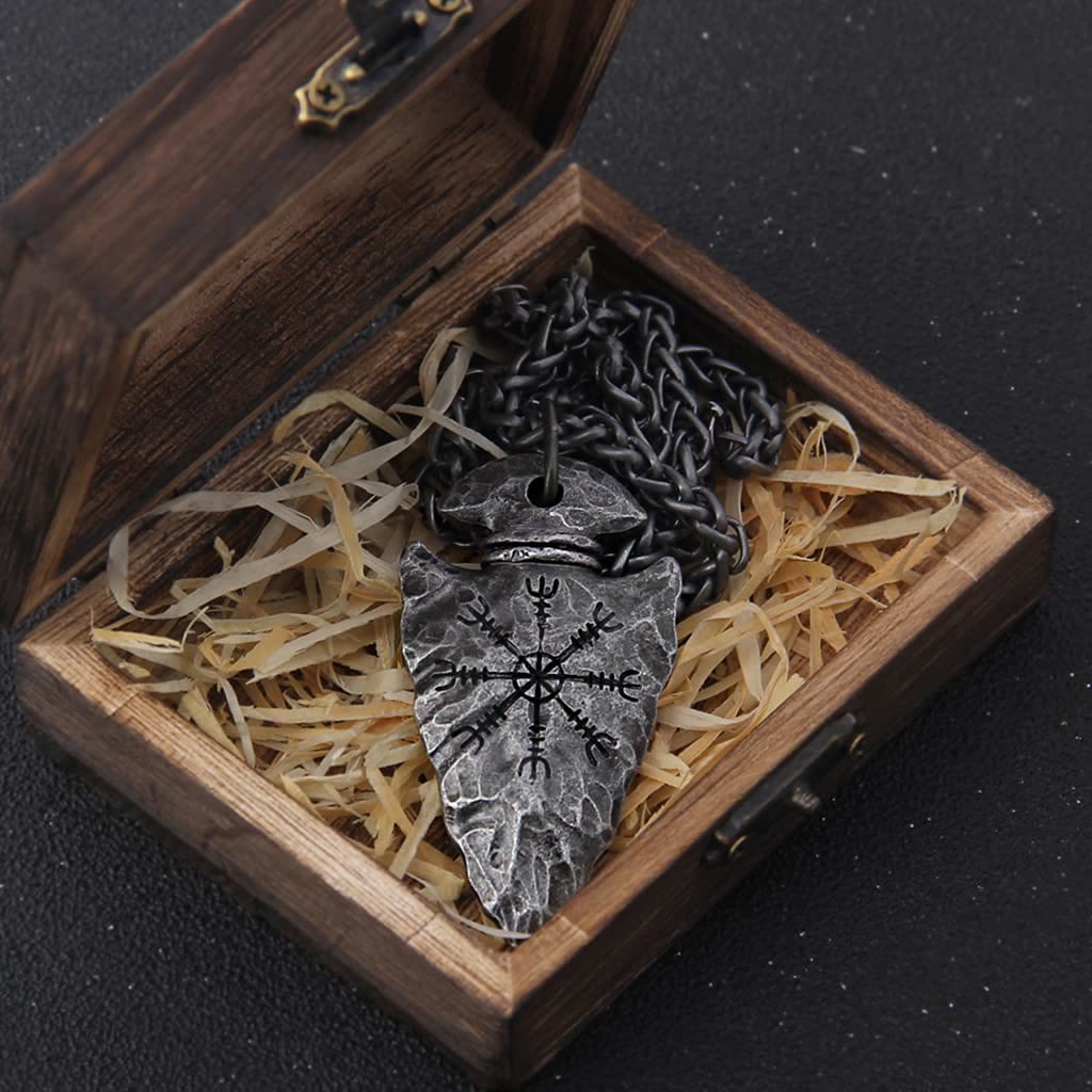 WorldNorse Viking Odin Spear Head Necklace - image 3