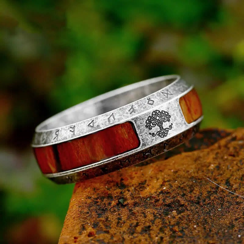 WorldNorse Vintage Boho Yggdrasil Ring - Yggdrasil - AU Size Z (US 13) - image 0